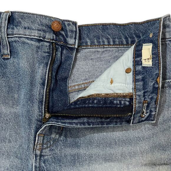 Madewell The Perfect Jean Short - Balsam Wash - 28 - Picture 11 of 16